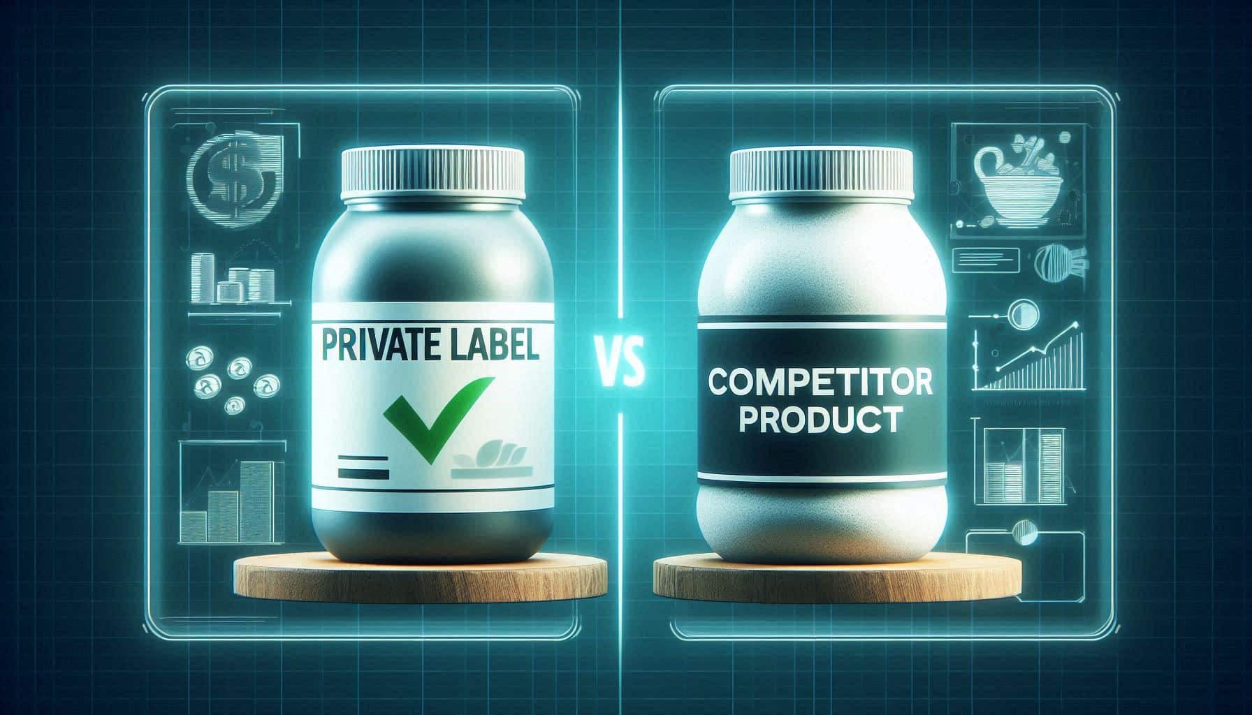 Private label vs competitor product